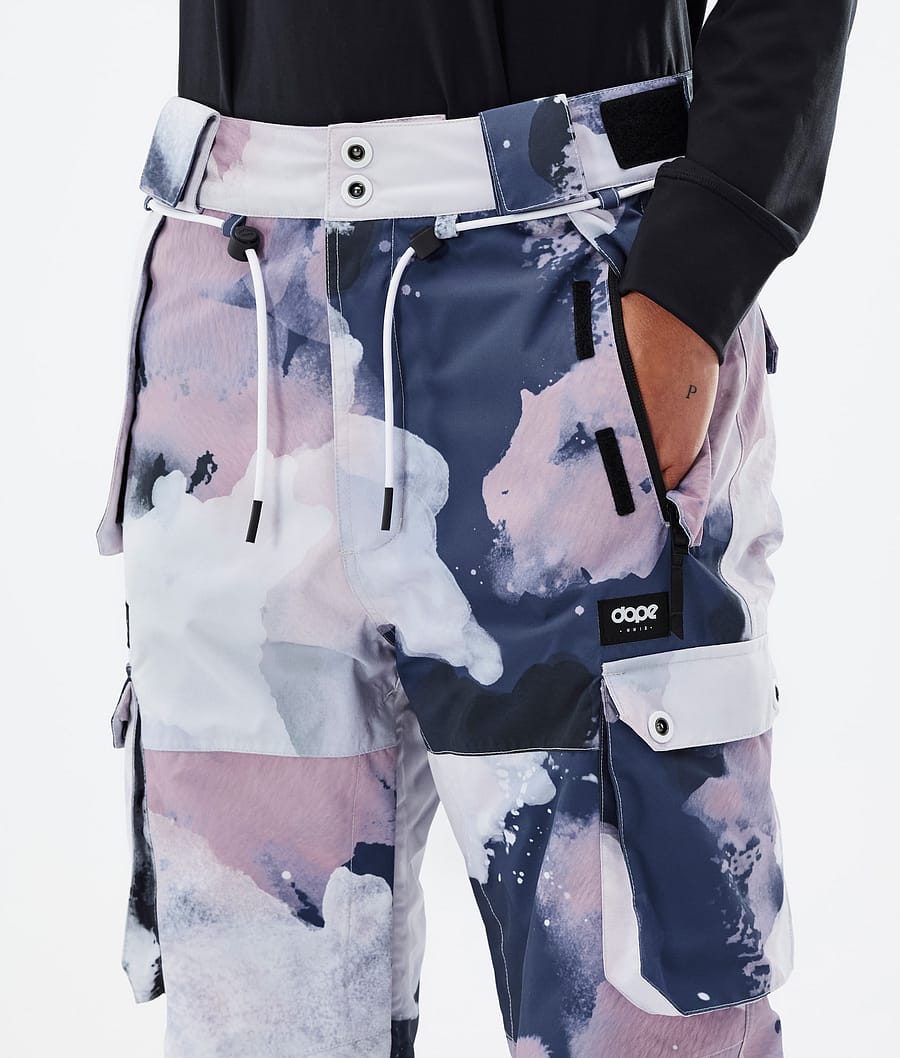 Pantalones Snowboard Dope Iconic W Mujer Rosas Azul Marino | 258-XRJMFD