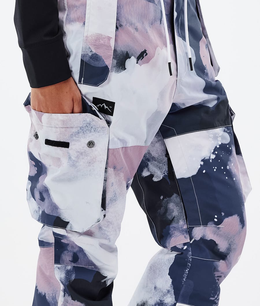 Pantalones Snowboard Dope Iconic W Mujer Rosas Azul Marino | 258-XRJMFD