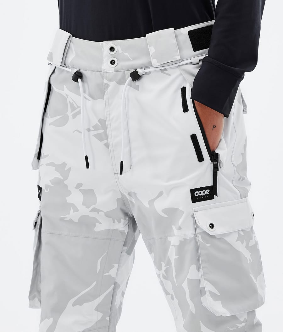 Pantalones Snowboard Dope Iconic W Mujer Gris Camuflaje | 261-OSPUTX