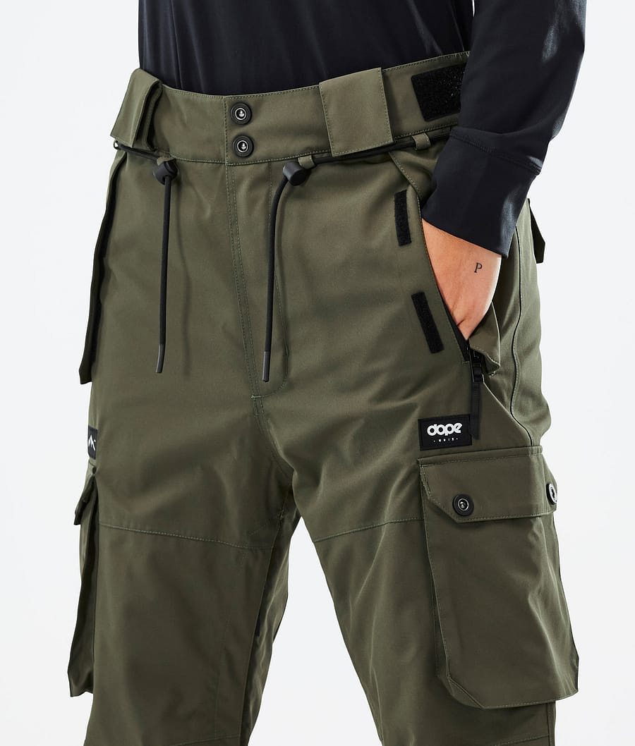 Pantalones Snowboard Dope Iconic W Mujer Verde Oliva Verde | 270-SJHIEK