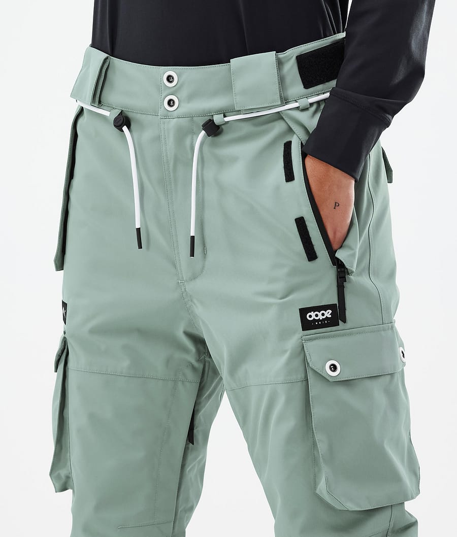 Pantalones Snowboard Dope Iconic W Mujer Verde | 456-AMXJTC