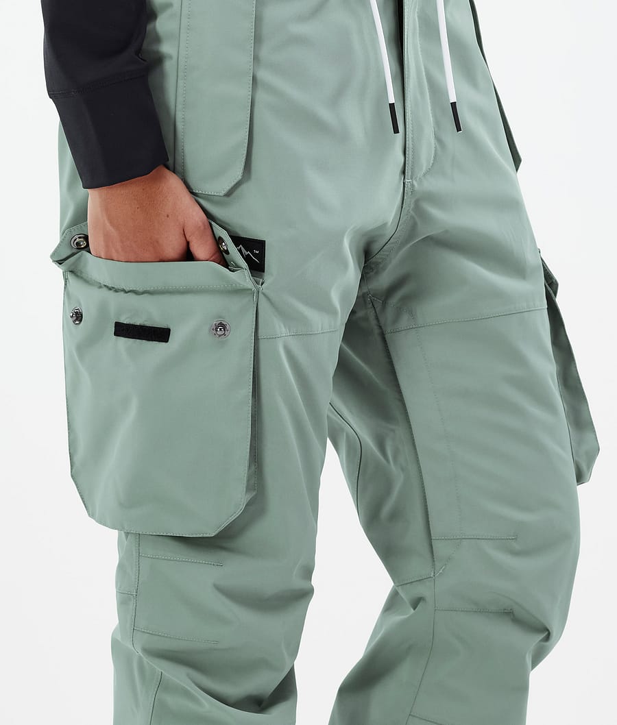 Pantalones Snowboard Dope Iconic W Mujer Verde | 456-AMXJTC
