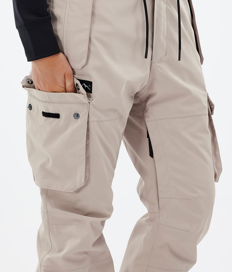 Pantalones Snowboard Dope Iconic W Mujer Marrones | 581-OUVBXK