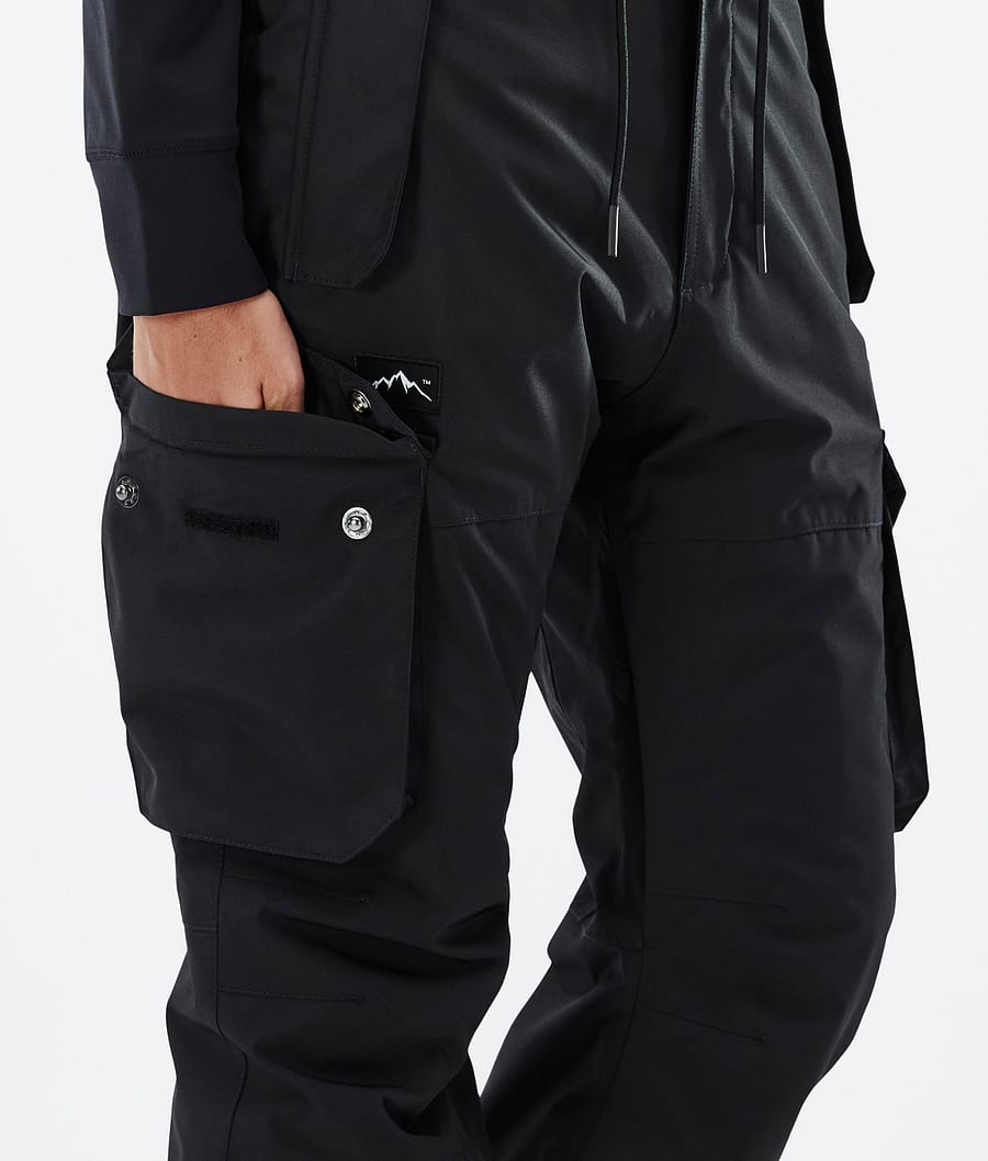Pantalones Snowboard Dope Iconic W Mujer Negras | 629-HYCFDT