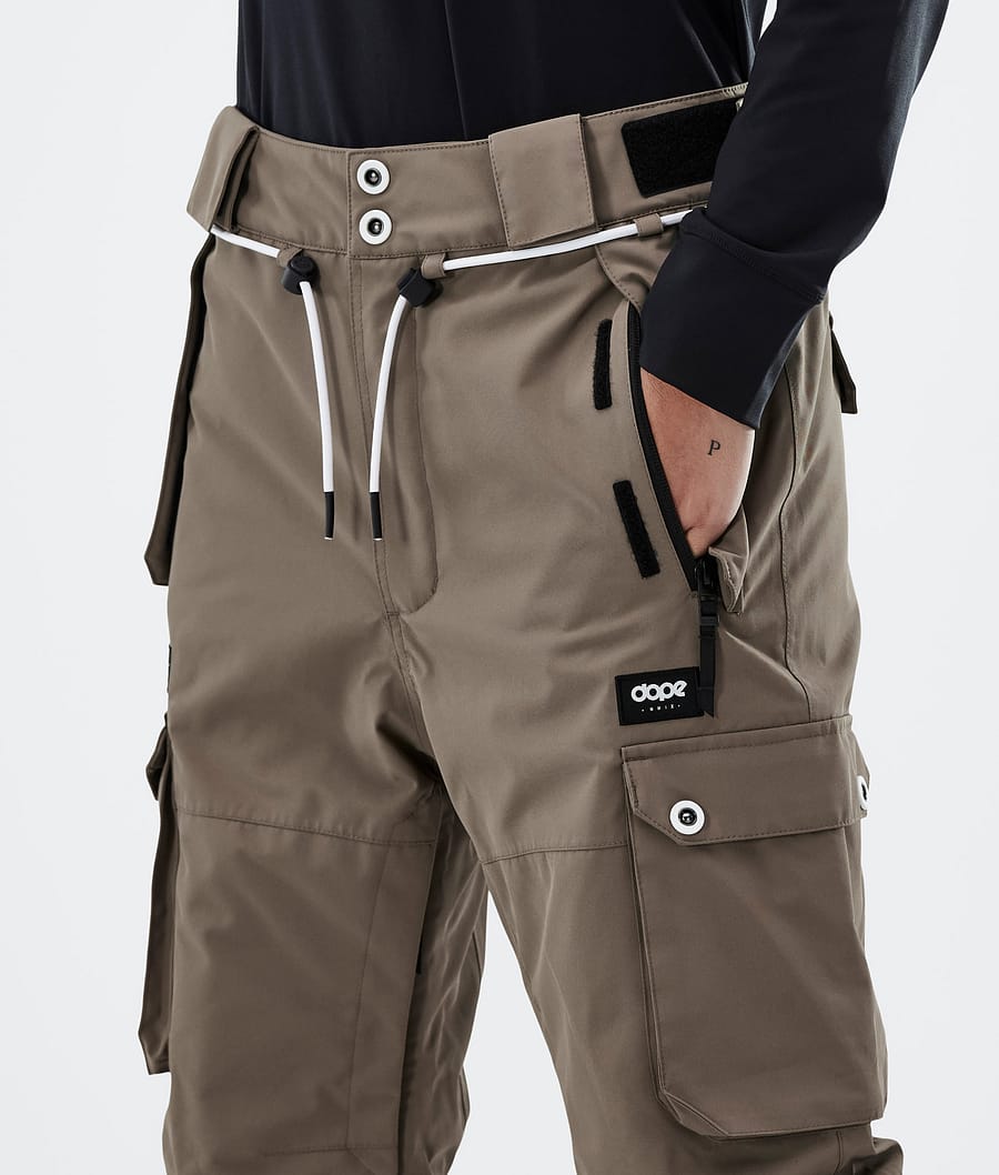Pantalones Snowboard Dope Iconic W Mujer Marrones Oscuro | 834-USYWCA