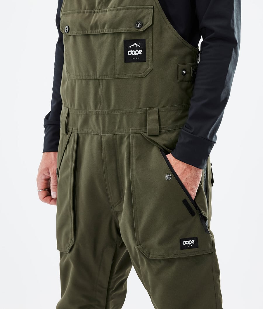 Pantalones Snowboard Dope Notorious B.I.B Hombre Verde Oliva Verde | 369-SQXLOJ