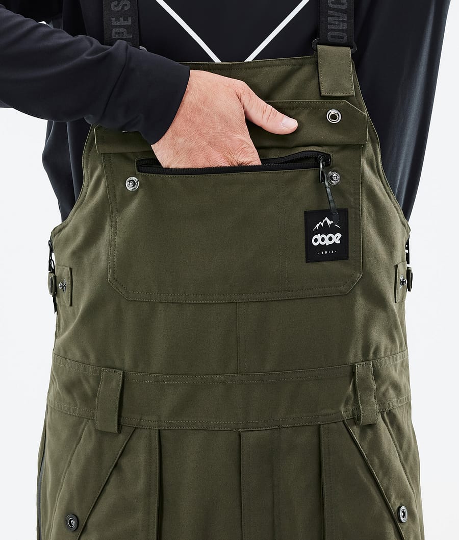 Pantalones Snowboard Dope Notorious B.I.B Hombre Verde Oliva Verde | 369-SQXLOJ