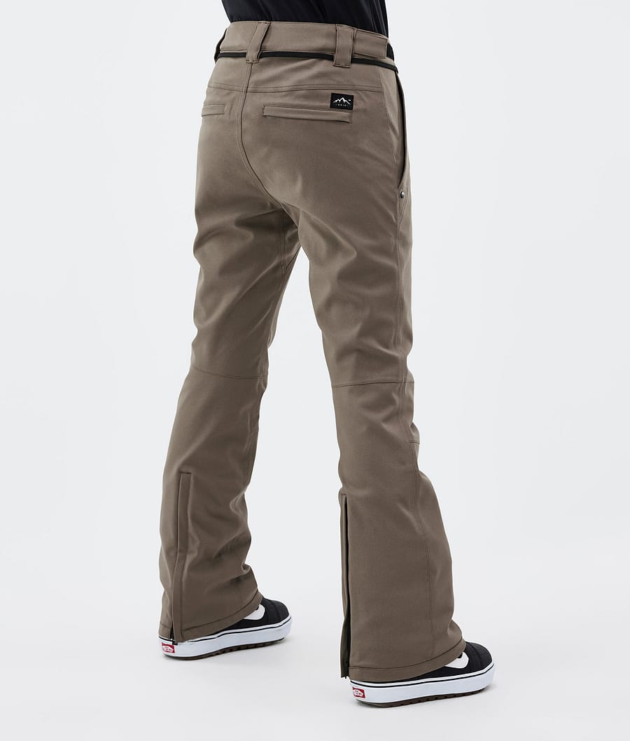 Pantalones Snowboard Dope Tigress W Mujer Marrones Oscuro | 438-UNGTZJ