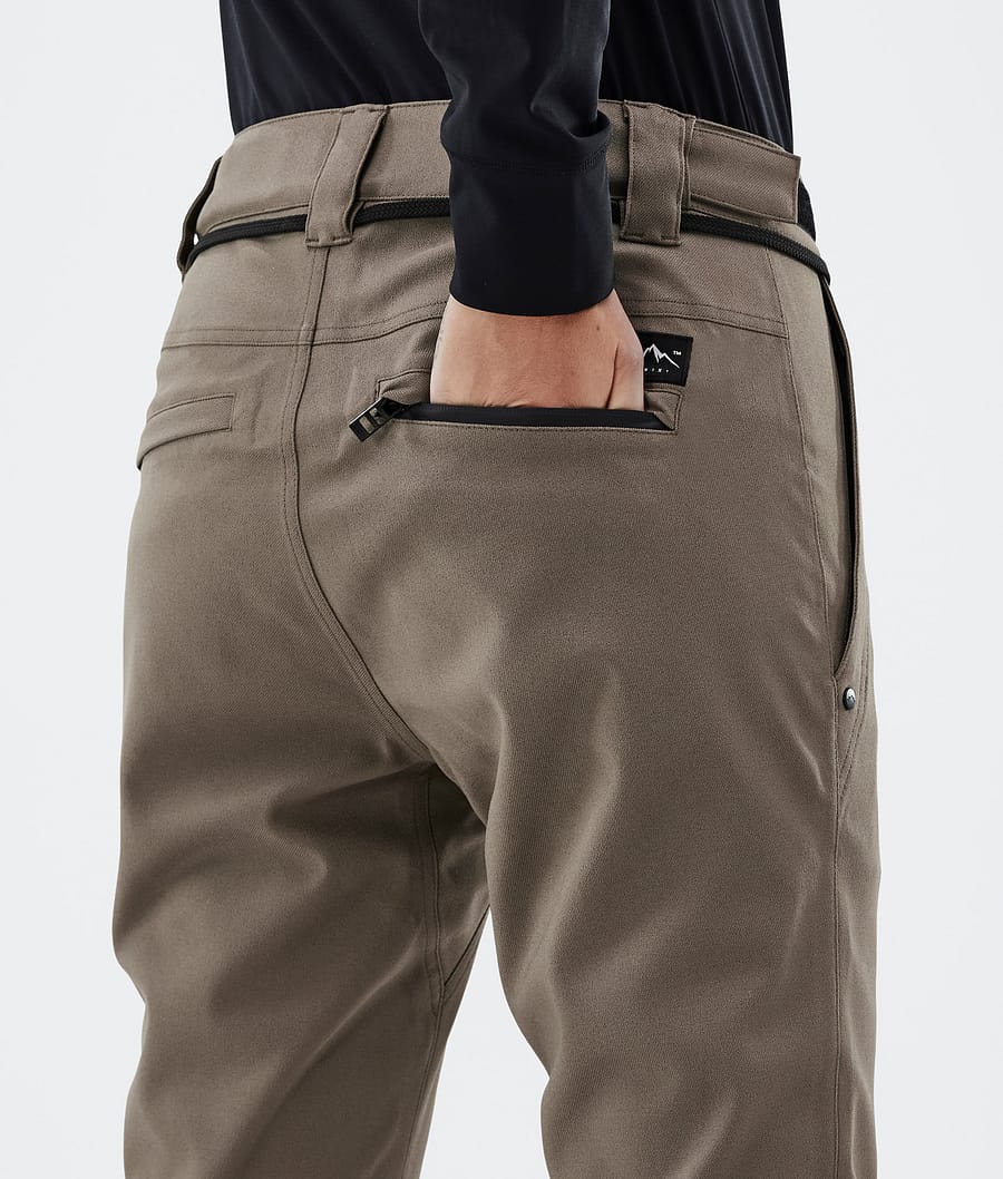 Pantalones Snowboard Dope Tigress W Mujer Marrones Oscuro | 438-UNGTZJ