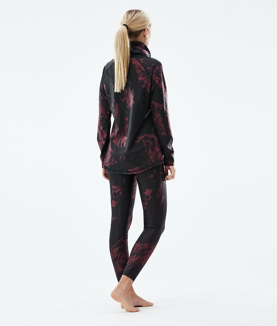 Pantalón Térmico Dope Snuggle 2X-UP W Mujer Burdeos | 029-NOXZPQ