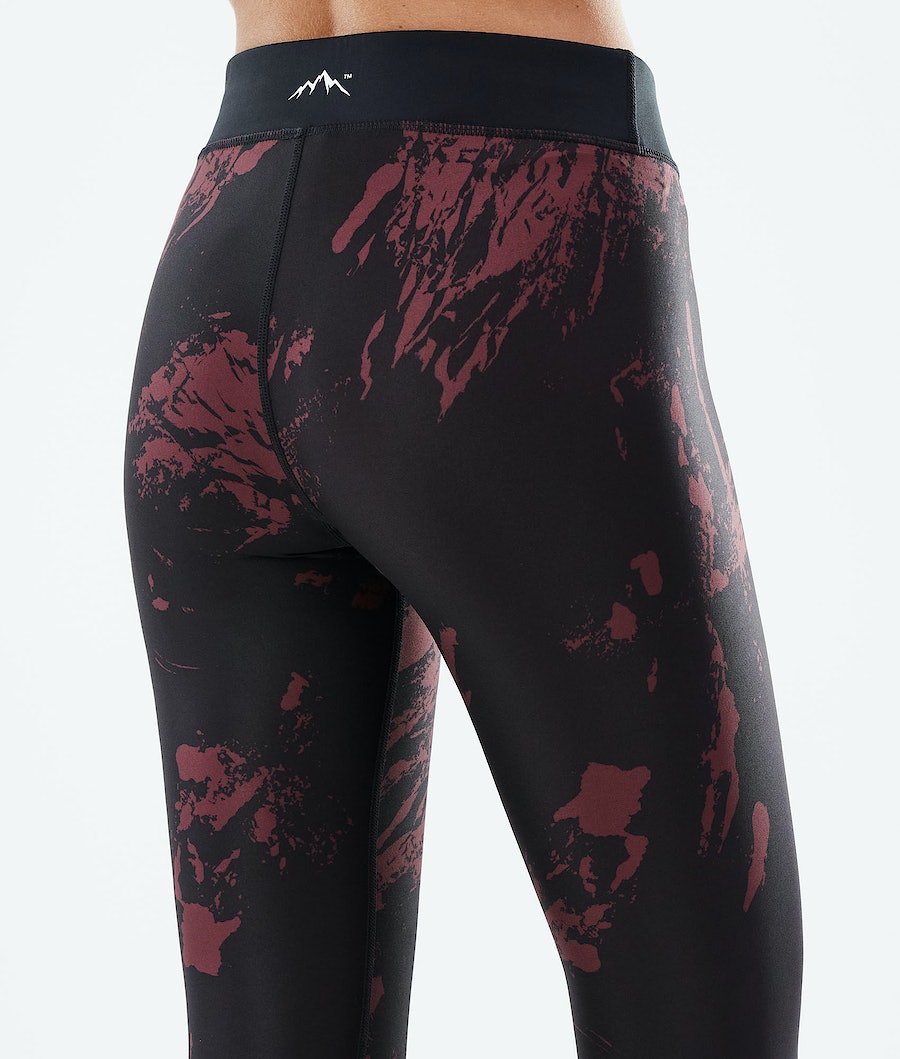 Pantalón Térmico Dope Snuggle 2X-UP W Mujer Burdeos | 029-NOXZPQ
