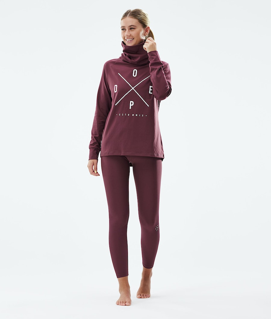Pantalón Térmico Dope Snuggle 2X-UP W Mujer Burdeos | 239-VPBSZW