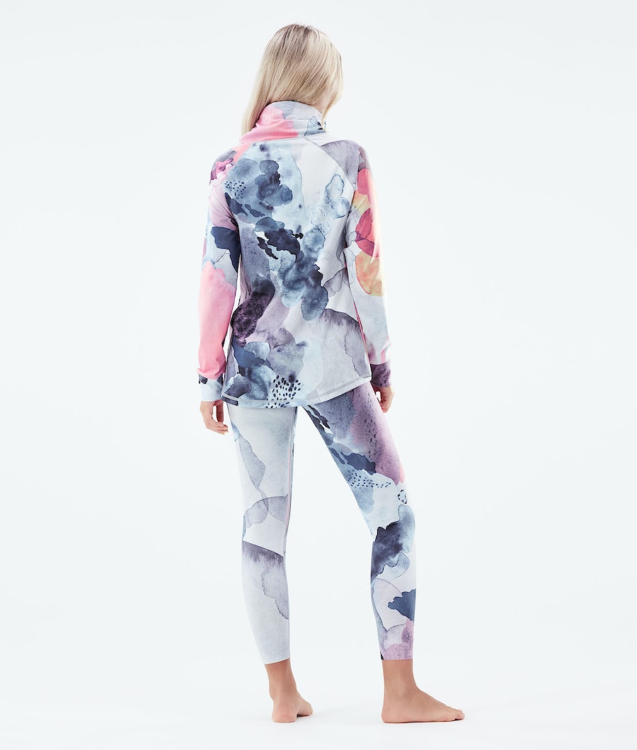 Pantalón Térmico Dope Snuggle 2X-UP W Mujer Multicolor Rosas | 482-OKSEFY