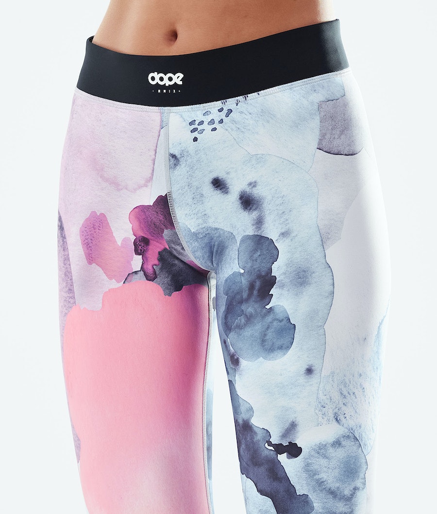 Pantalón Térmico Dope Snuggle 2X-UP W Mujer Multicolor Rosas | 482-OKSEFY