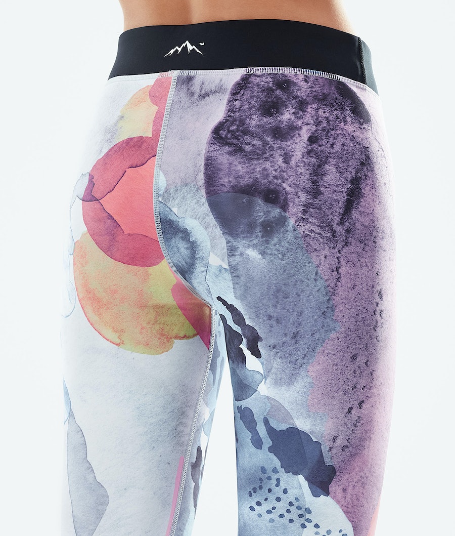 Pantalón Térmico Dope Snuggle 2X-UP W Mujer Multicolor Rosas | 482-OKSEFY