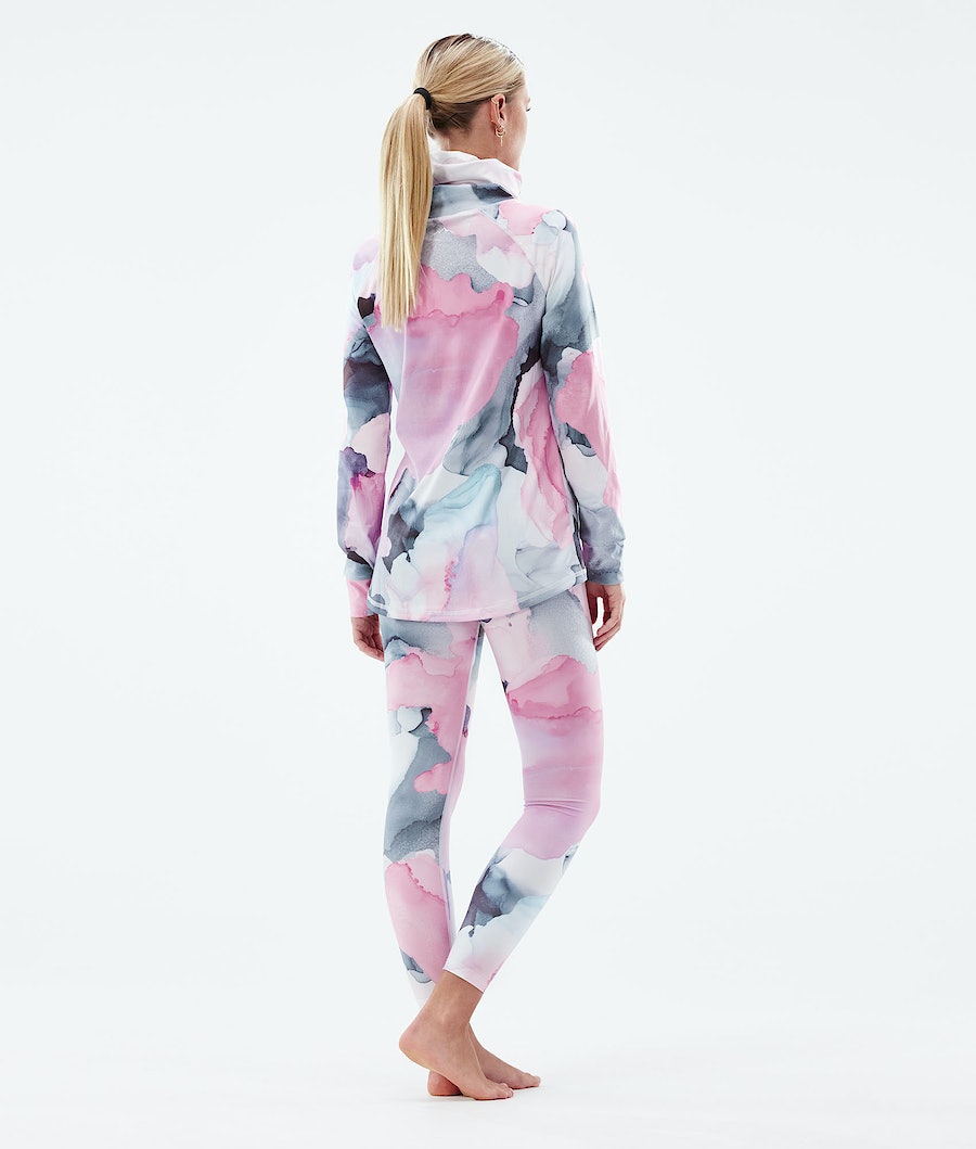 Pantalón Térmico Dope Snuggle 2X-UP W Mujer Multicolor Rosas | 905-YOHWPT