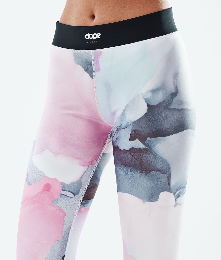 Pantalón Térmico Dope Snuggle 2X-UP W Mujer Multicolor Rosas | 905-YOHWPT