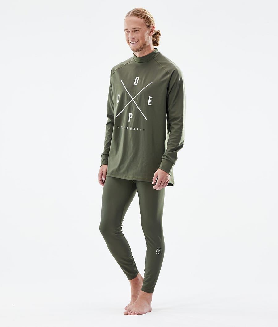 Pantalón Térmico Dope Snuggle Hombre Verde Oliva Verde | 287-GJEYTZ