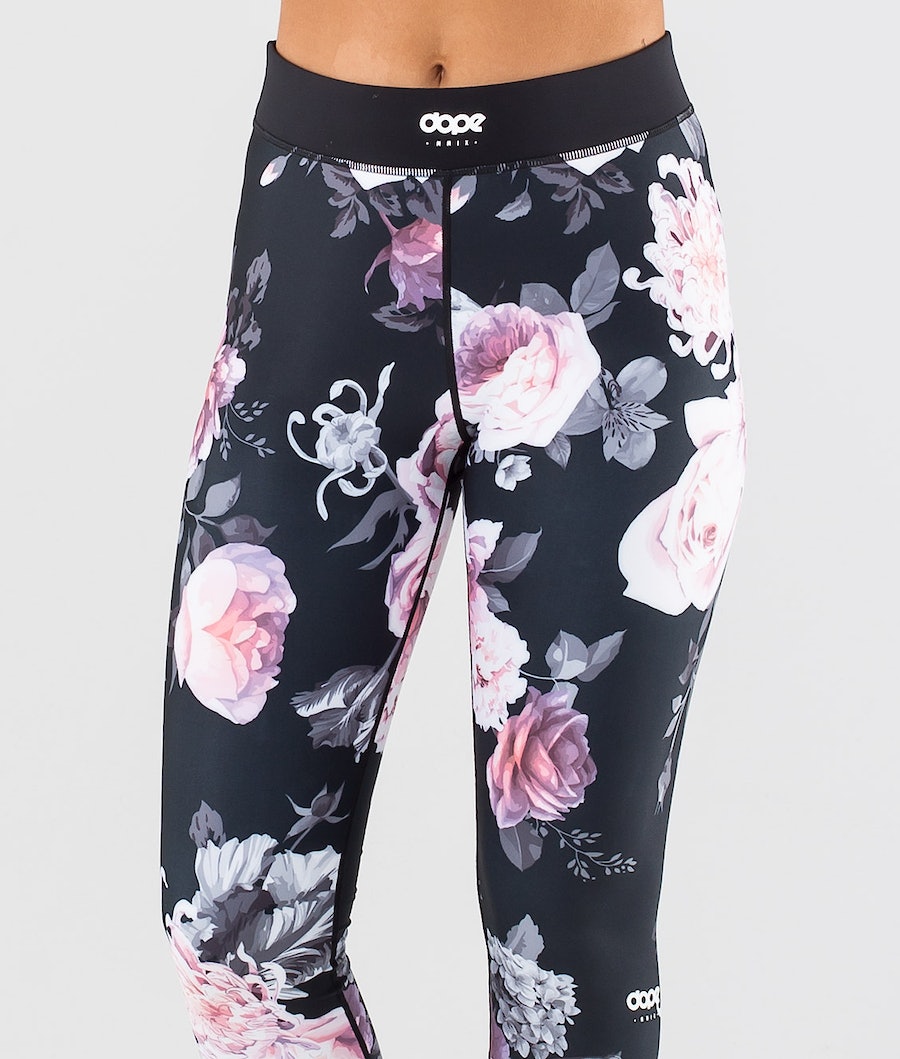 Pantalón Térmico Dope Snuggle OG W Mujer Rosas Flores | 802-CKRZSF