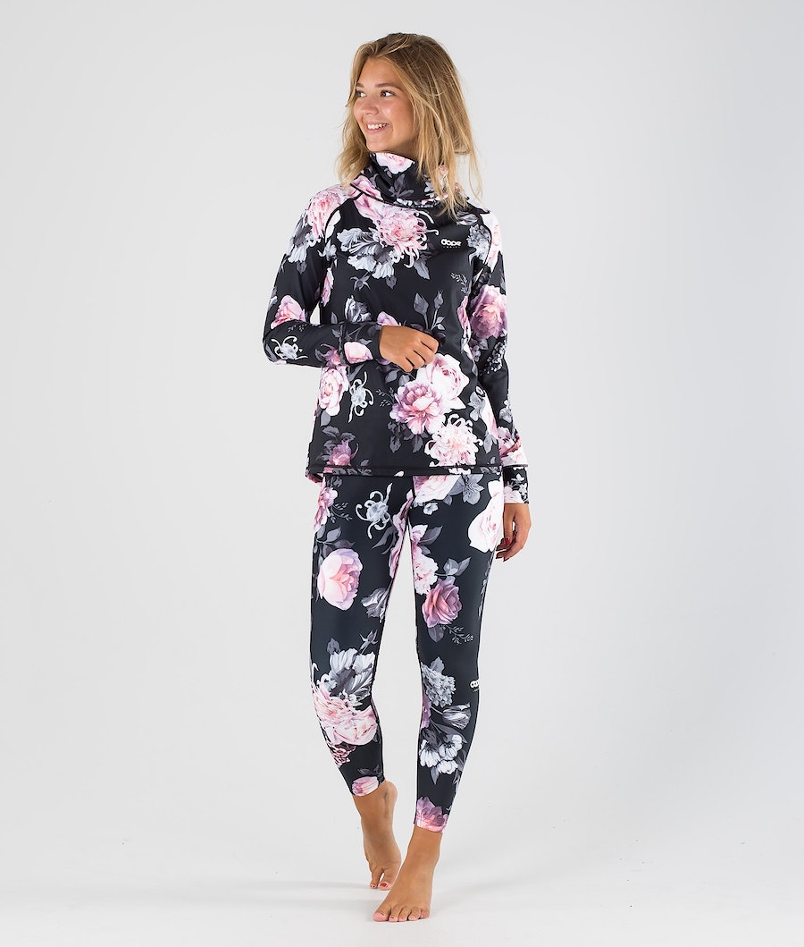 Pantalón Térmico Dope Snuggle OG W Mujer Rosas Flores | 802-CKRZSF