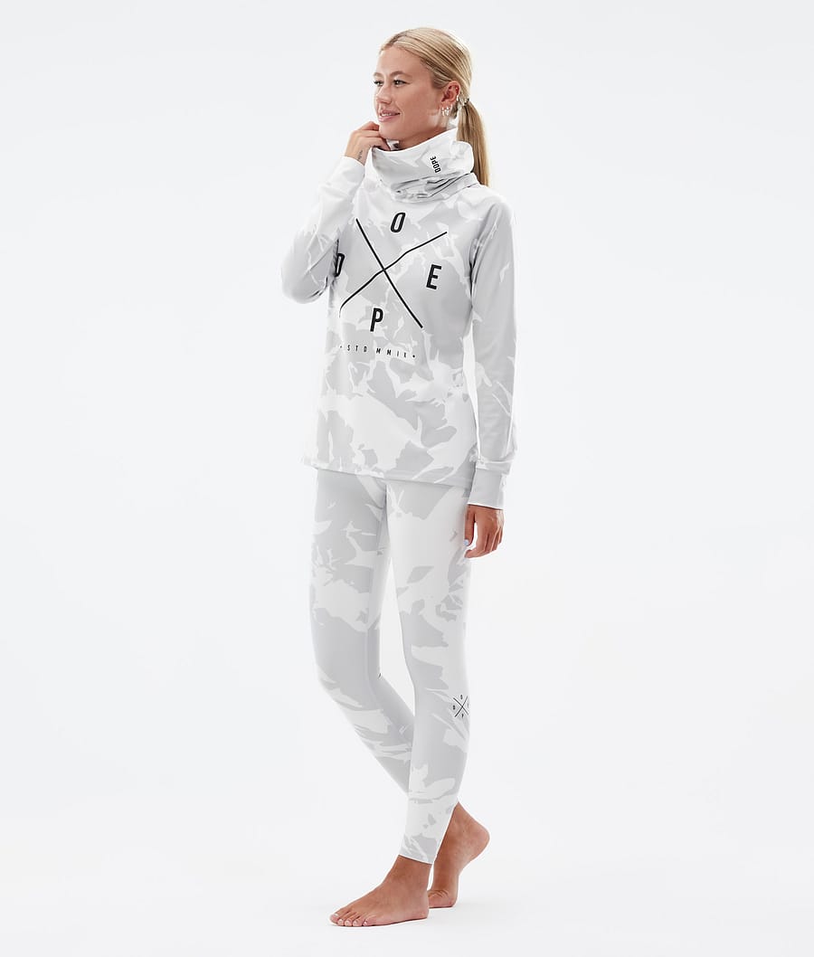 Pantalón Térmico Dope Snuggle W Mujer Gris Camuflaje | 857-ROPFXI