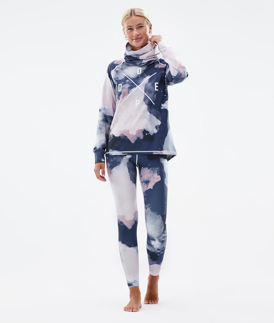 Pantalón Térmico Dope Snuggle W Mujer Multicolor Azul Marino | 816-BZLTGP