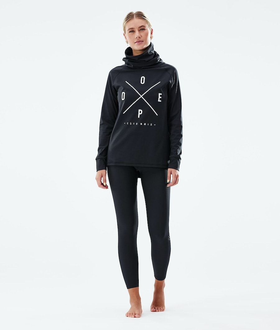 Ropa Interior Térmica Dope Snuggle 2X-UP W Mujer Negras | 124-ZMUOXI