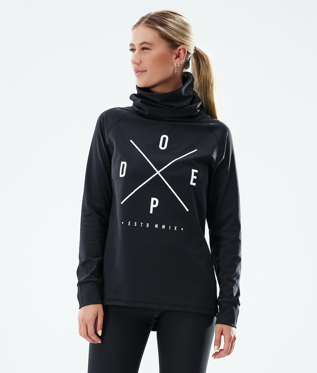 Ropa Interior Térmica Dope Snuggle 2X-UP W Mujer Negras | 124-ZMUOXI