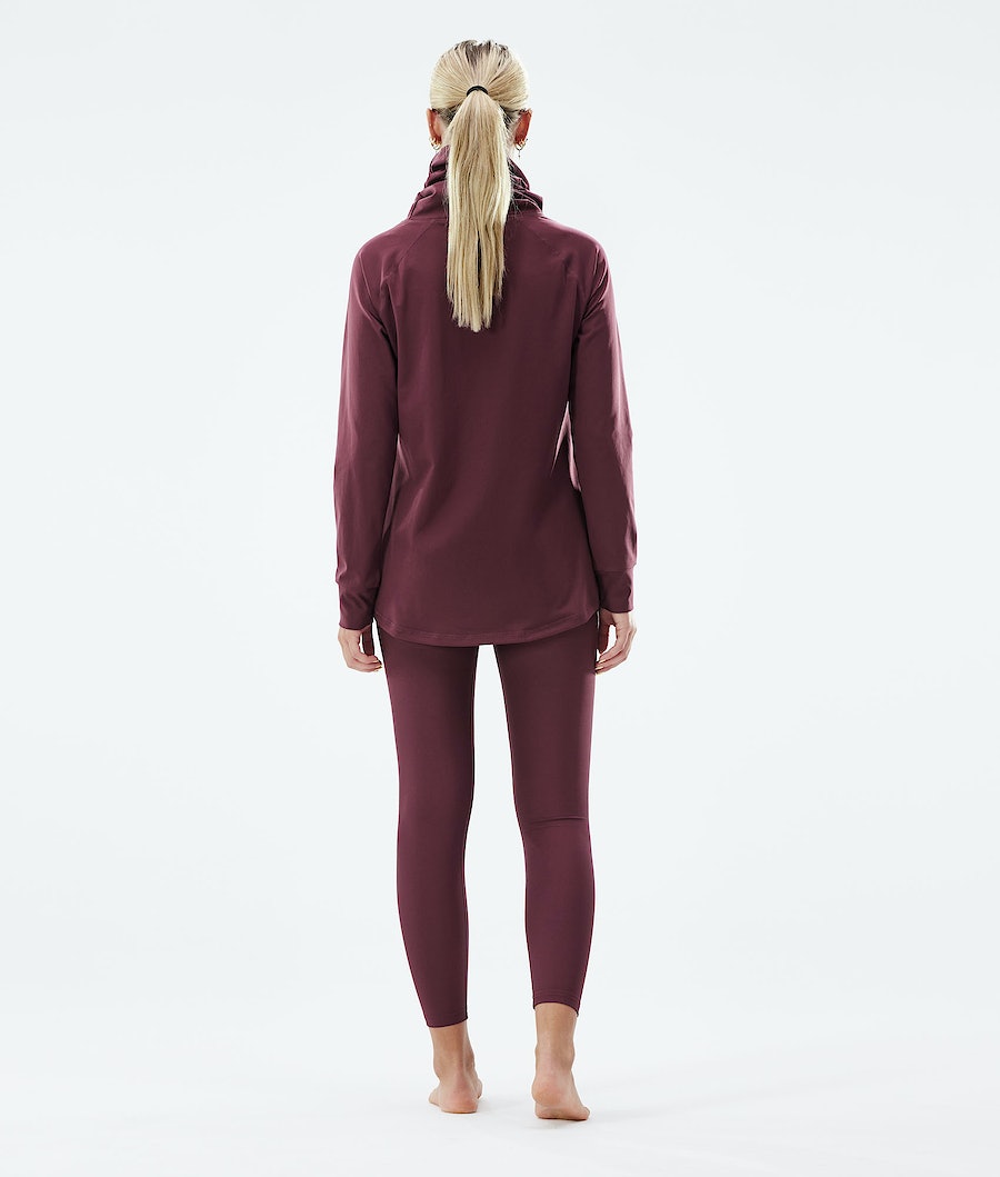 Ropa Interior Térmica Dope Snuggle 2X-UP W Mujer Burdeos | 169-OFUNMP