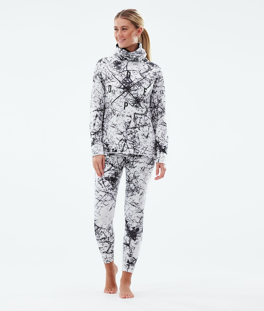 Ropa Interior Térmica Dope Snuggle 2X-UP W Mujer Blancas Negras | 518-CGHJYW