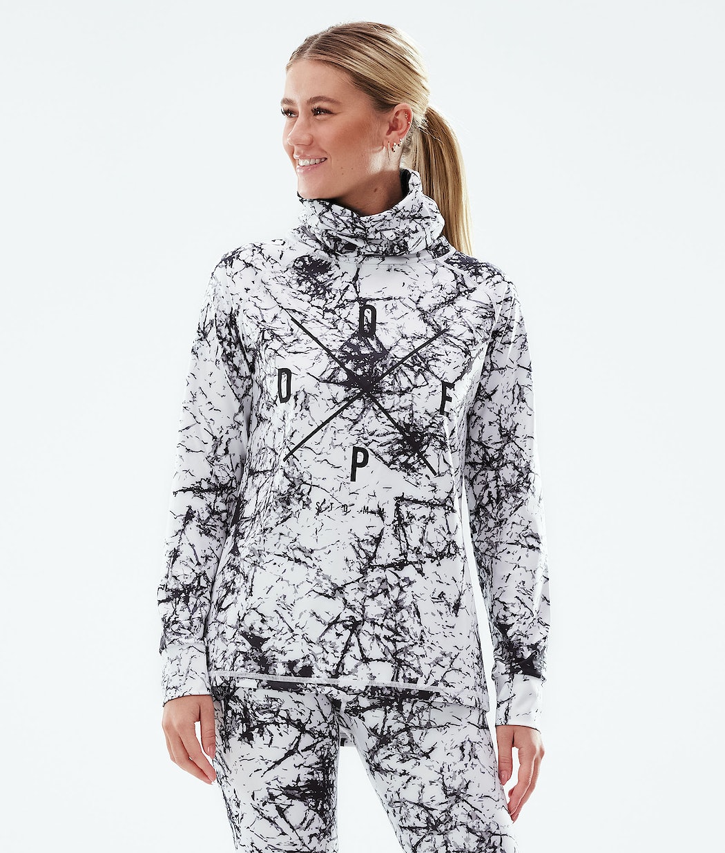 Ropa Interior Térmica Dope Snuggle 2X-UP W Mujer Blancas Negras | 518-CGHJYW