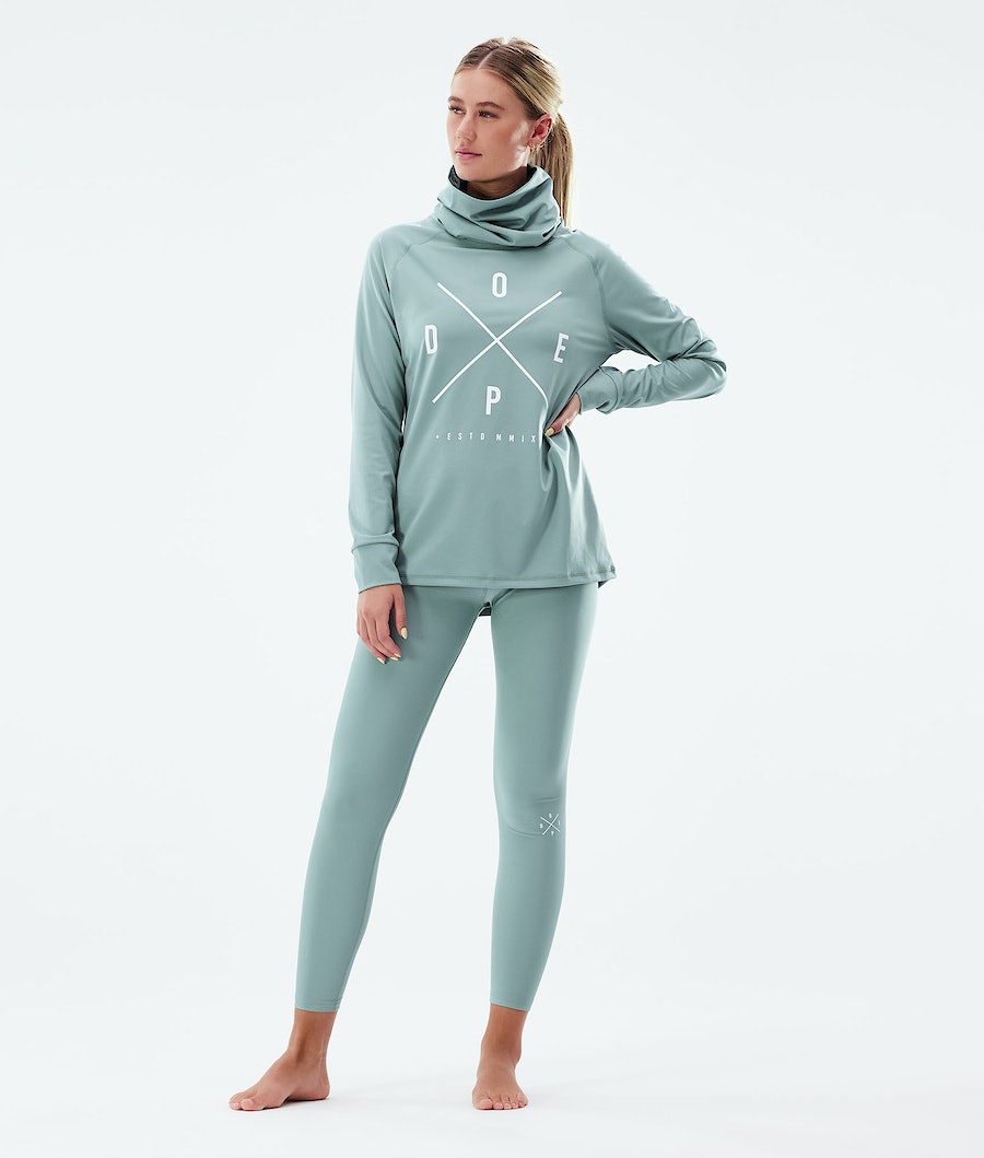 Ropa Interior Térmica Dope Snuggle 2X-UP W Mujer Verde | 581-SOMWIF