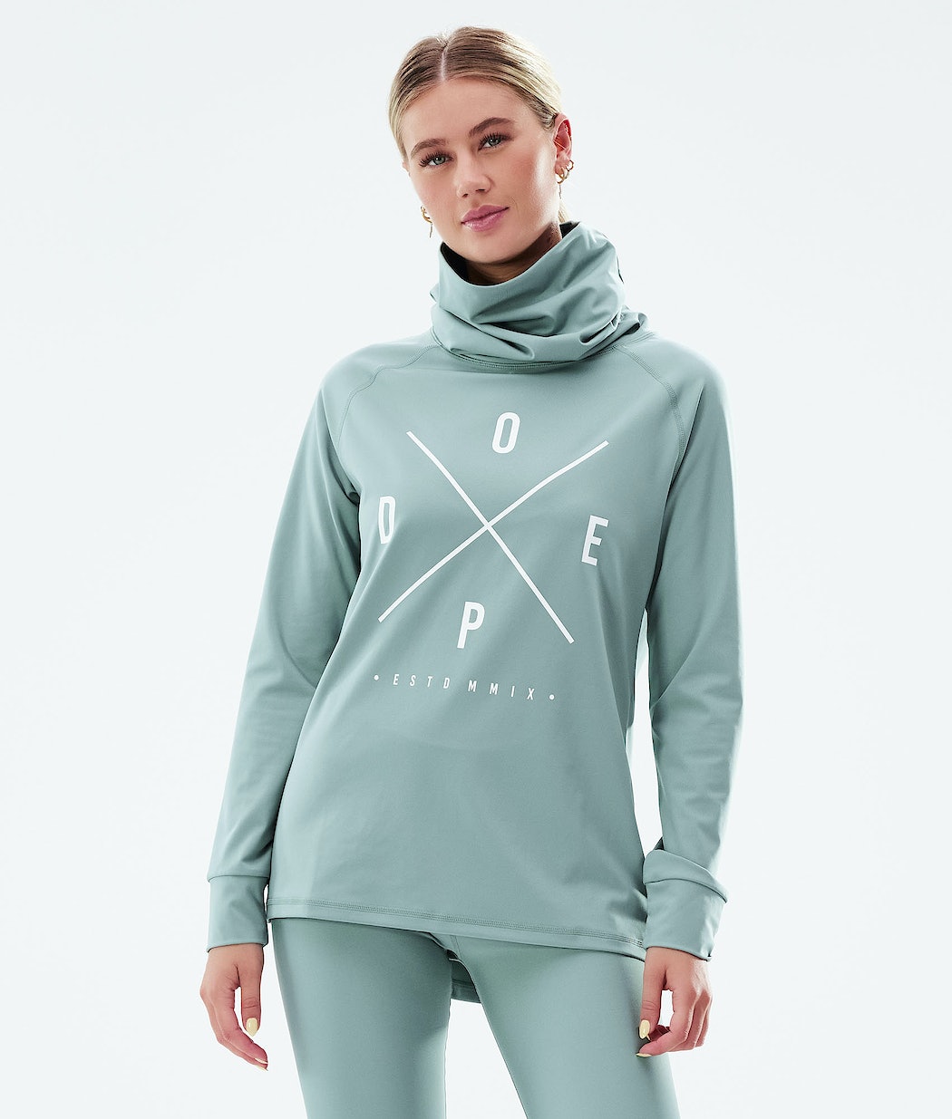 Ropa Interior Térmica Dope Snuggle 2X-UP W Mujer Verde | 581-SOMWIF