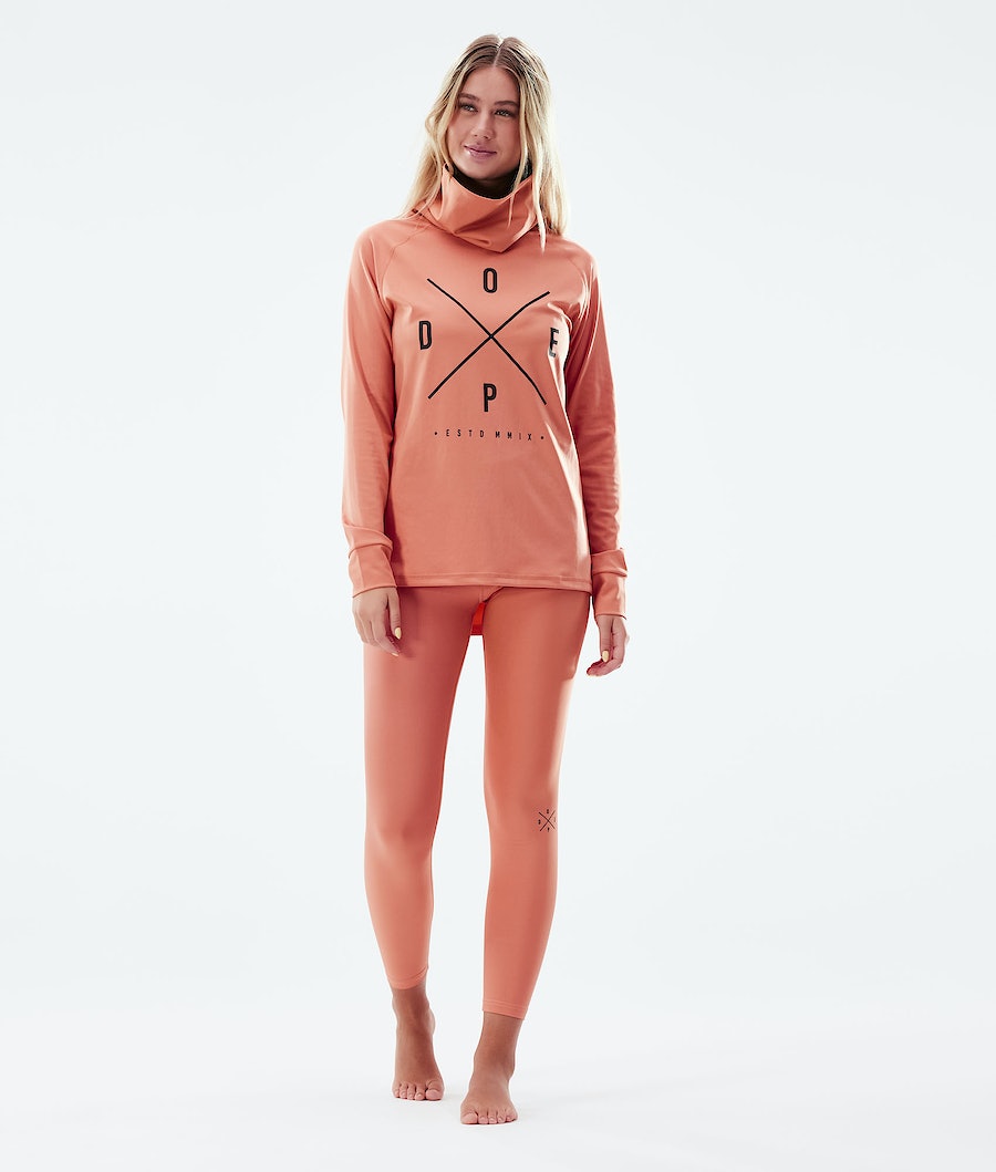 Ropa Interior Térmica Dope Snuggle 2X-UP W Mujer Naranjas | 639-TJKEAM