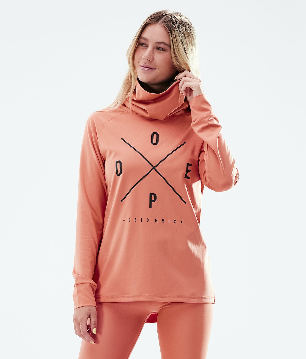 Ropa Interior Térmica Dope Snuggle 2X-UP W Mujer Naranjas | 639-TJKEAM