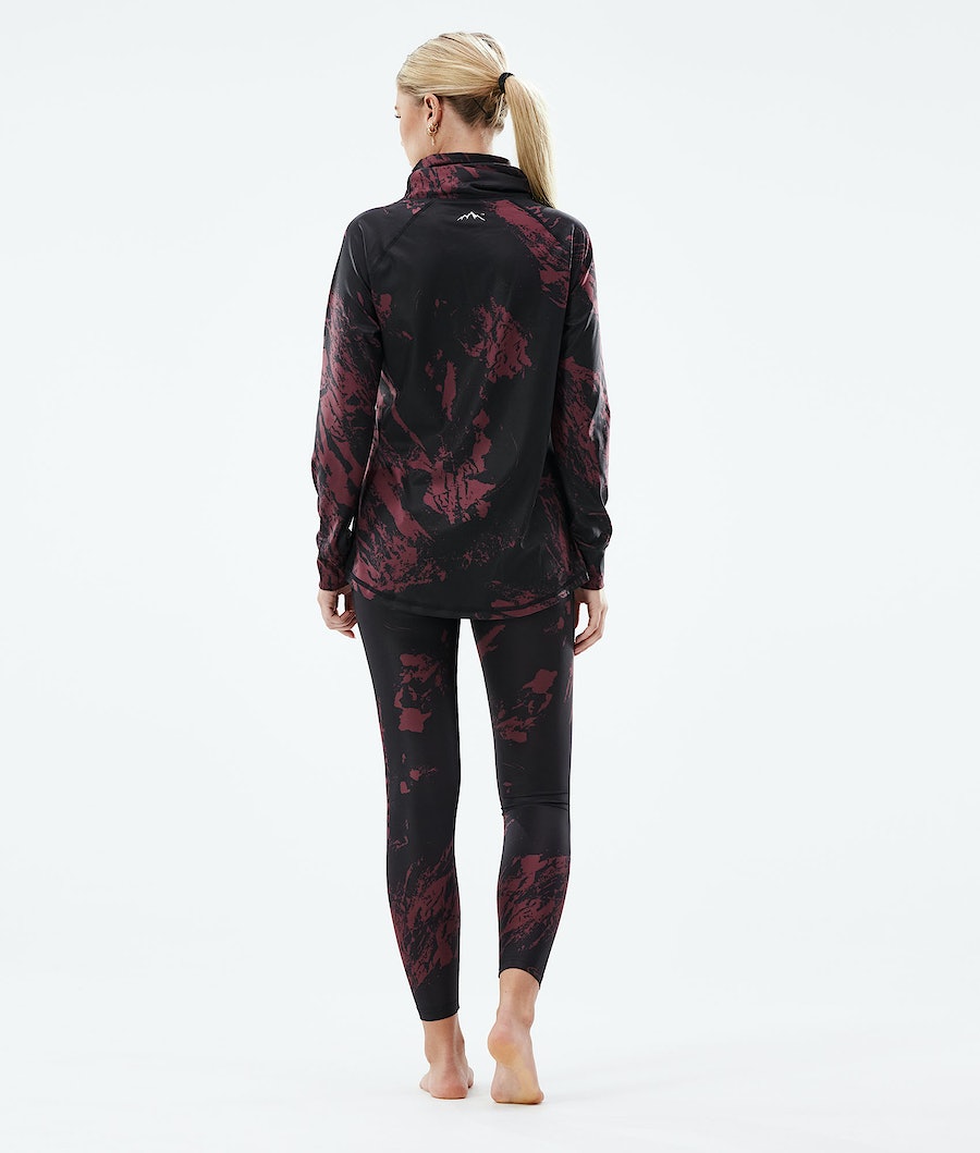 Ropa Interior Térmica Dope Snuggle 2X-UP W Mujer Burdeos | 753-SPUJHM