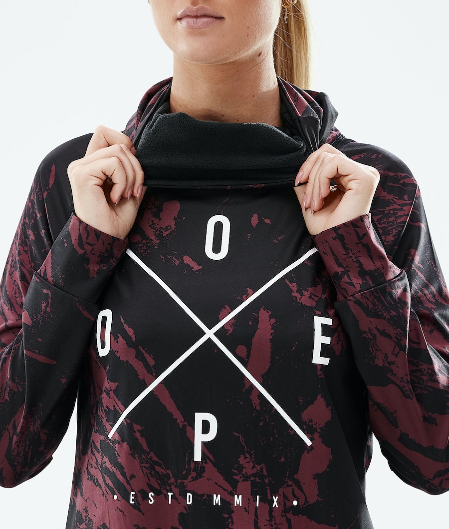 Ropa Interior Térmica Dope Snuggle 2X-UP W Mujer Burdeos | 753-SPUJHM