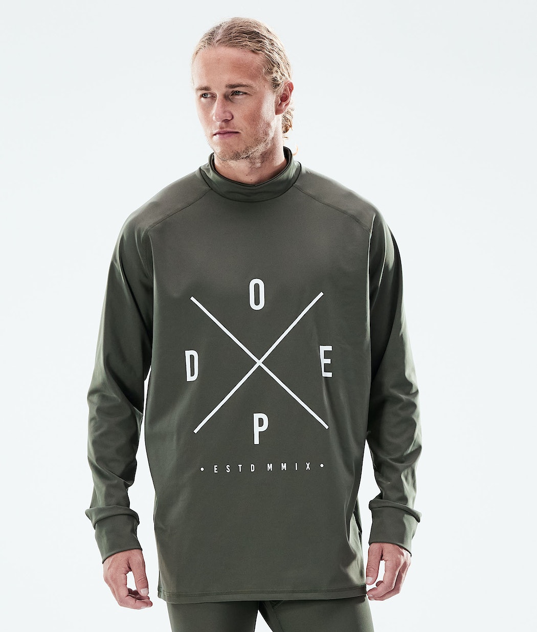 Ropa Interior Térmica Dope Snuggle 2X-UP Hombre Verde Oliva Verde | 859-FZSVBX