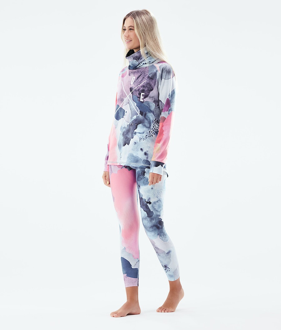 Ropa Interior Térmica Dope Snuggle 2X-UP W Mujer Multicolor Rosas | 865-UMIHQO