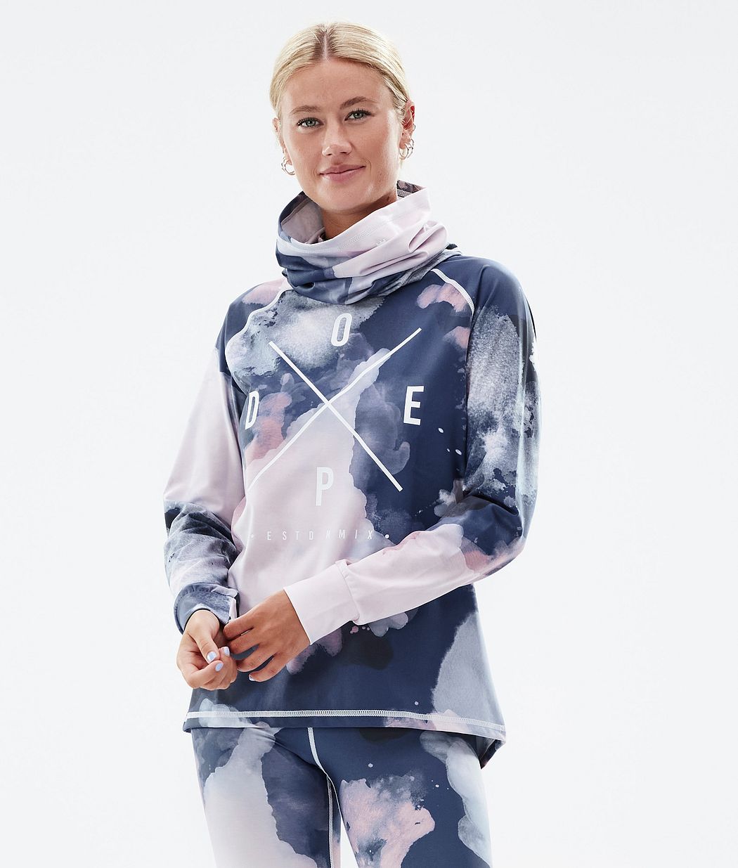 Ropa Interior Térmica Dope Snuggle W Mujer Multicolor Azul Marino | 273-AUYBZC