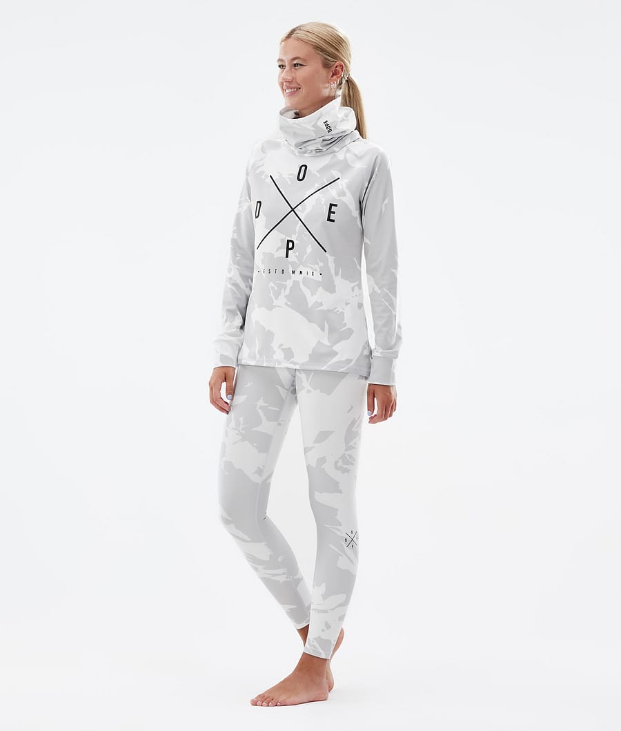 Ropa Interior Térmica Dope Snuggle W Mujer Gris Camuflaje | 296-JYDREG