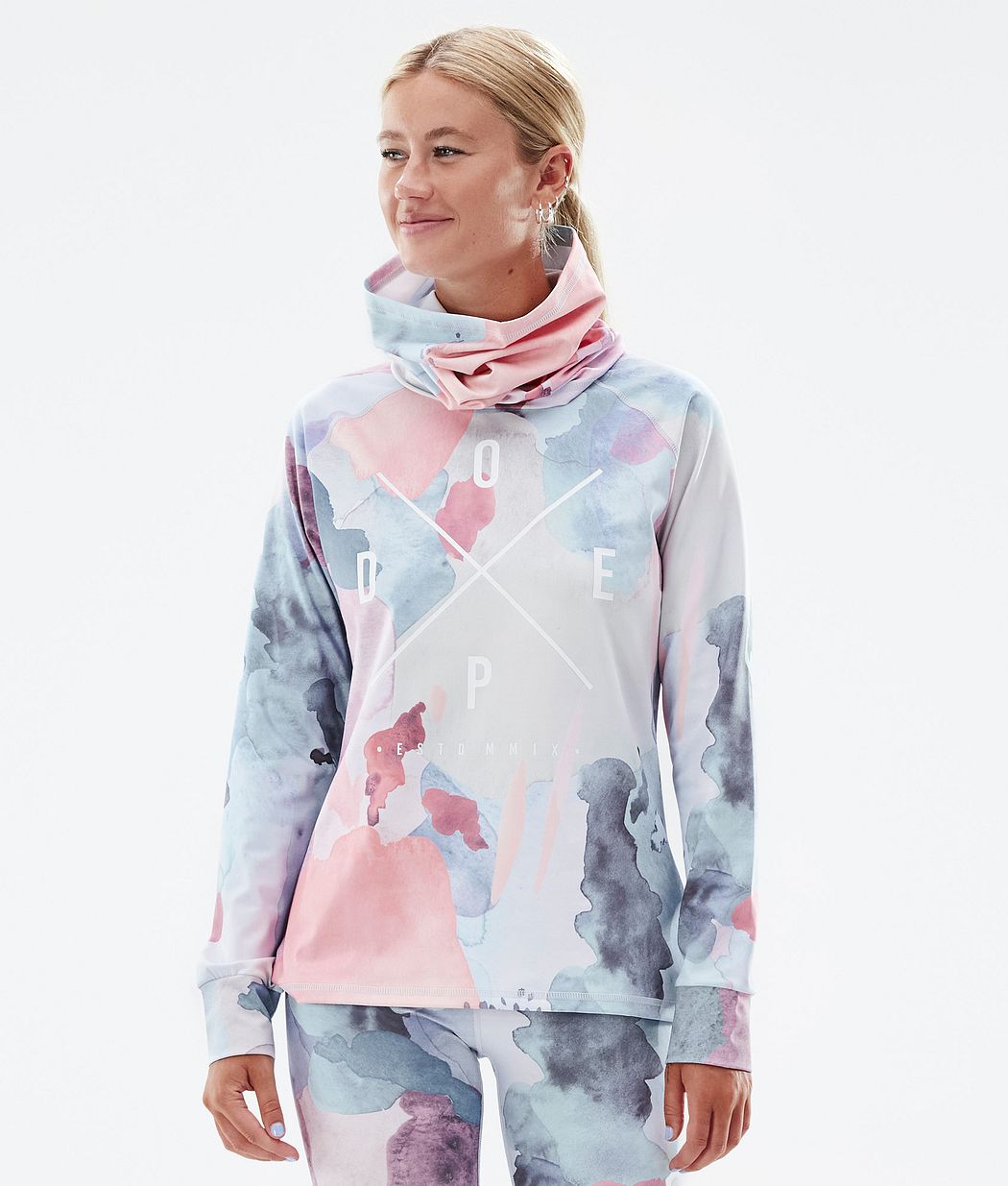Ropa Interior Térmica Dope Snuggle W Mujer Azules | 304-OWSLZF