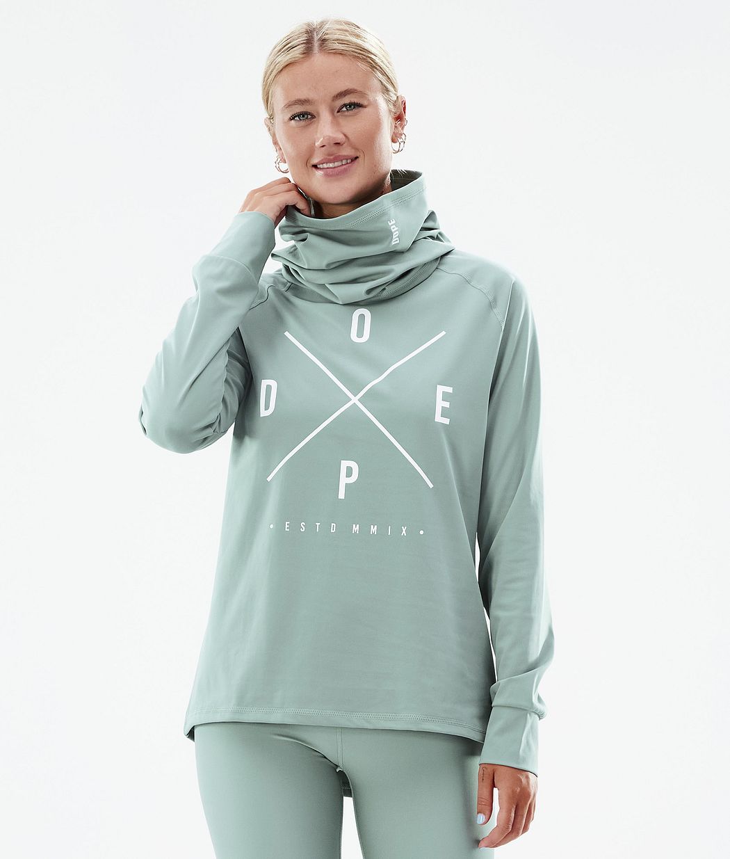 Ropa Interior Térmica Dope Snuggle W Mujer Verde | 432-FDKBXM