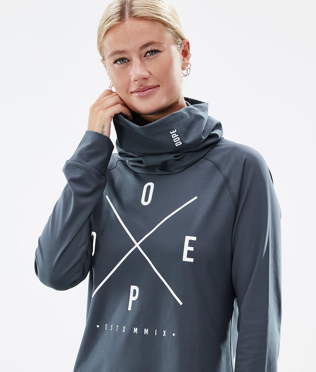 Ropa Interior Térmica Dope Snuggle W Mujer Azules | 579-GCBRZY