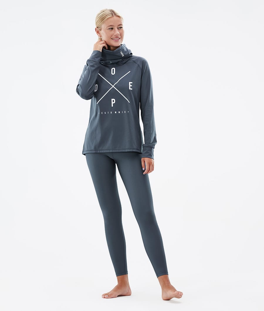 Ropa Interior Térmica Dope Snuggle W Mujer Azules | 579-GCBRZY