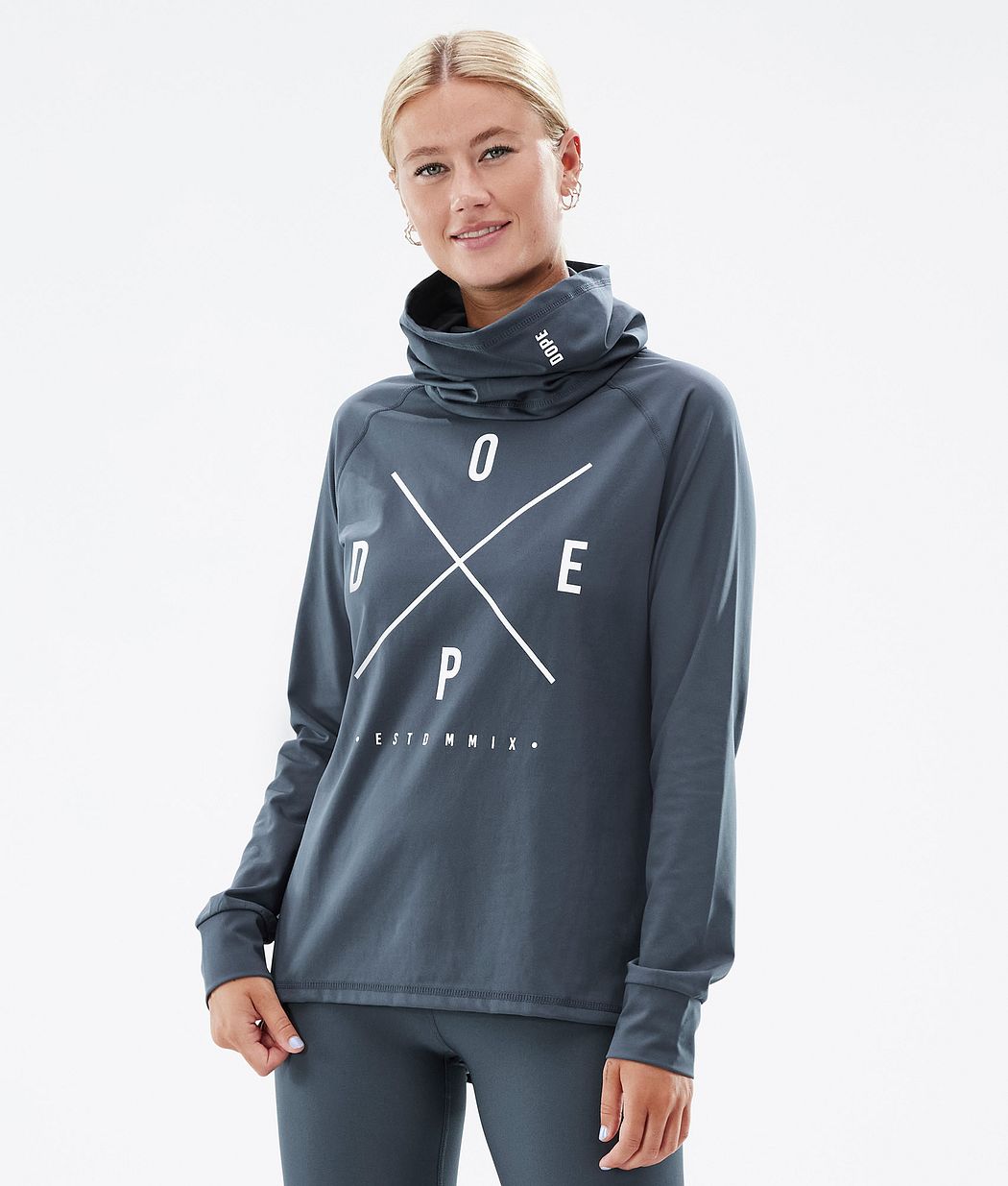 Ropa Interior Térmica Dope Snuggle W Mujer Azules | 579-GCBRZY