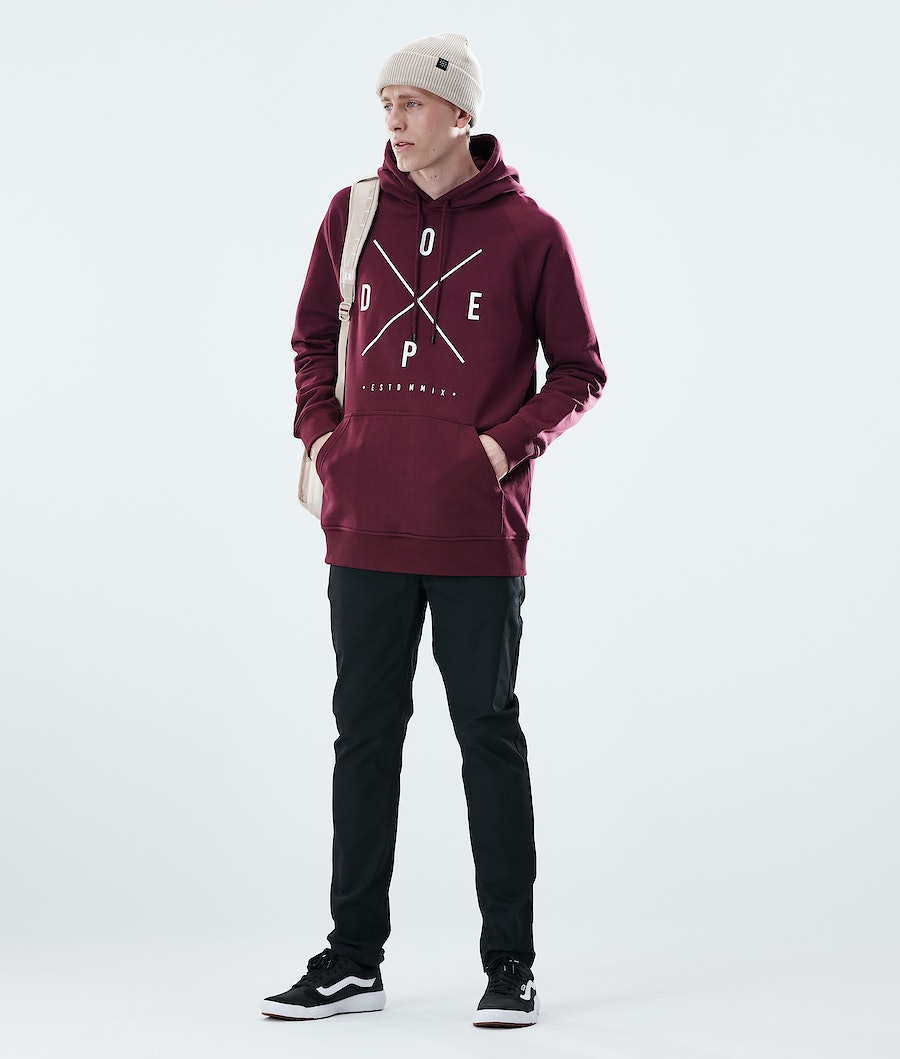 Sudadera Dope Daily 2X-UP Hombre Burdeos | 241-IOPAGY