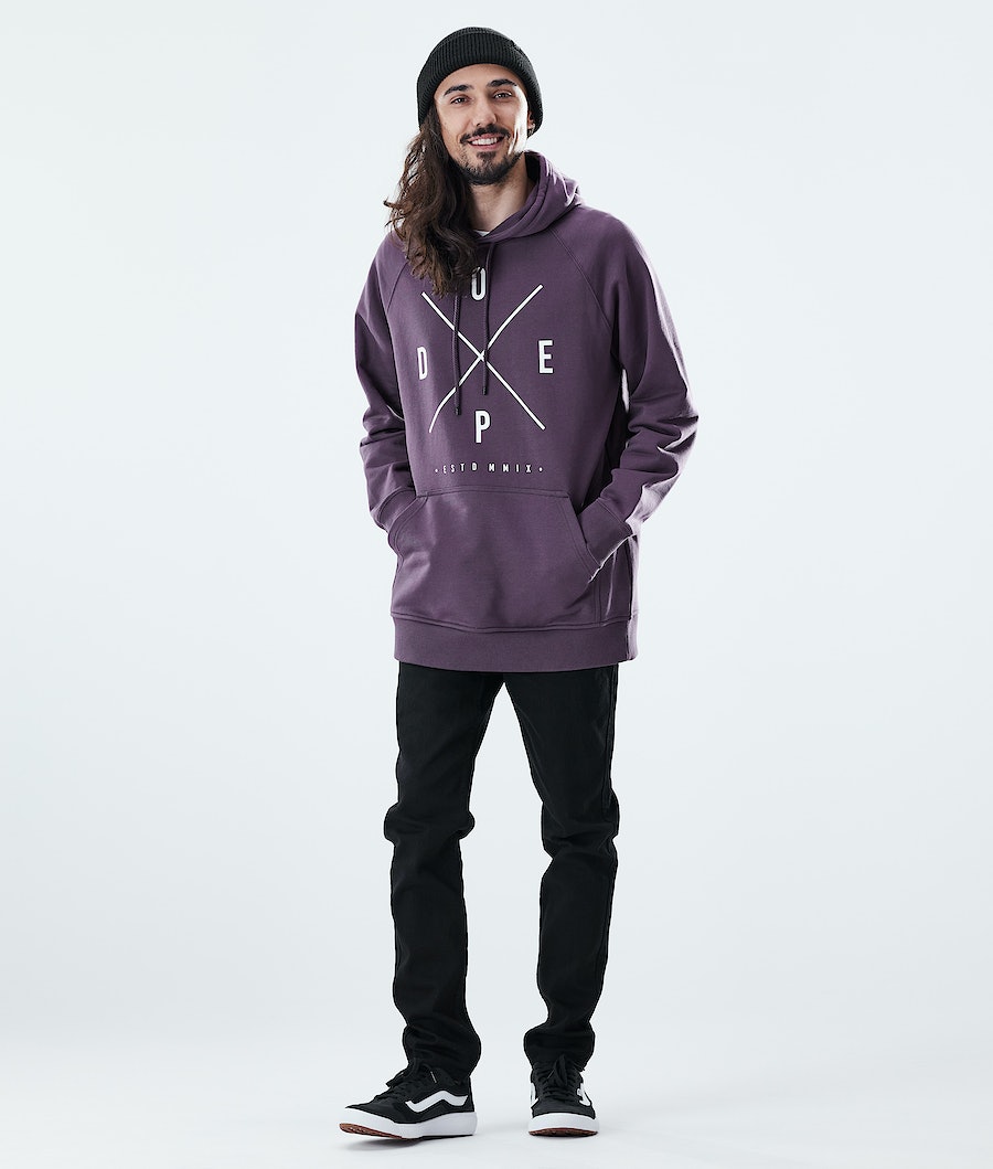 Sudadera Dope Daily 2X-UP Hombre Moradas | 430-IMTJRY