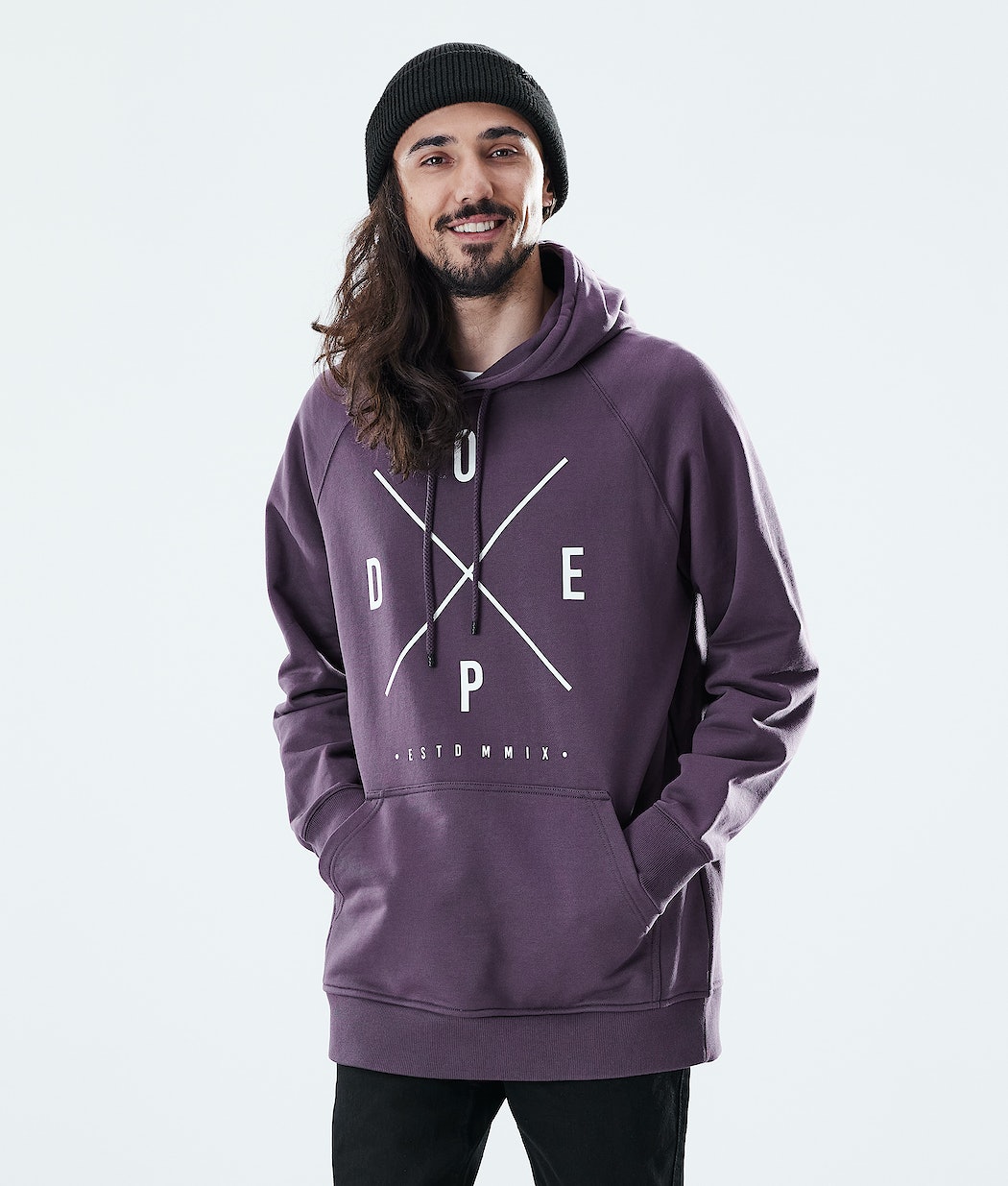 Sudadera Dope Daily 2X-UP Hombre Moradas | 430-IMTJRY