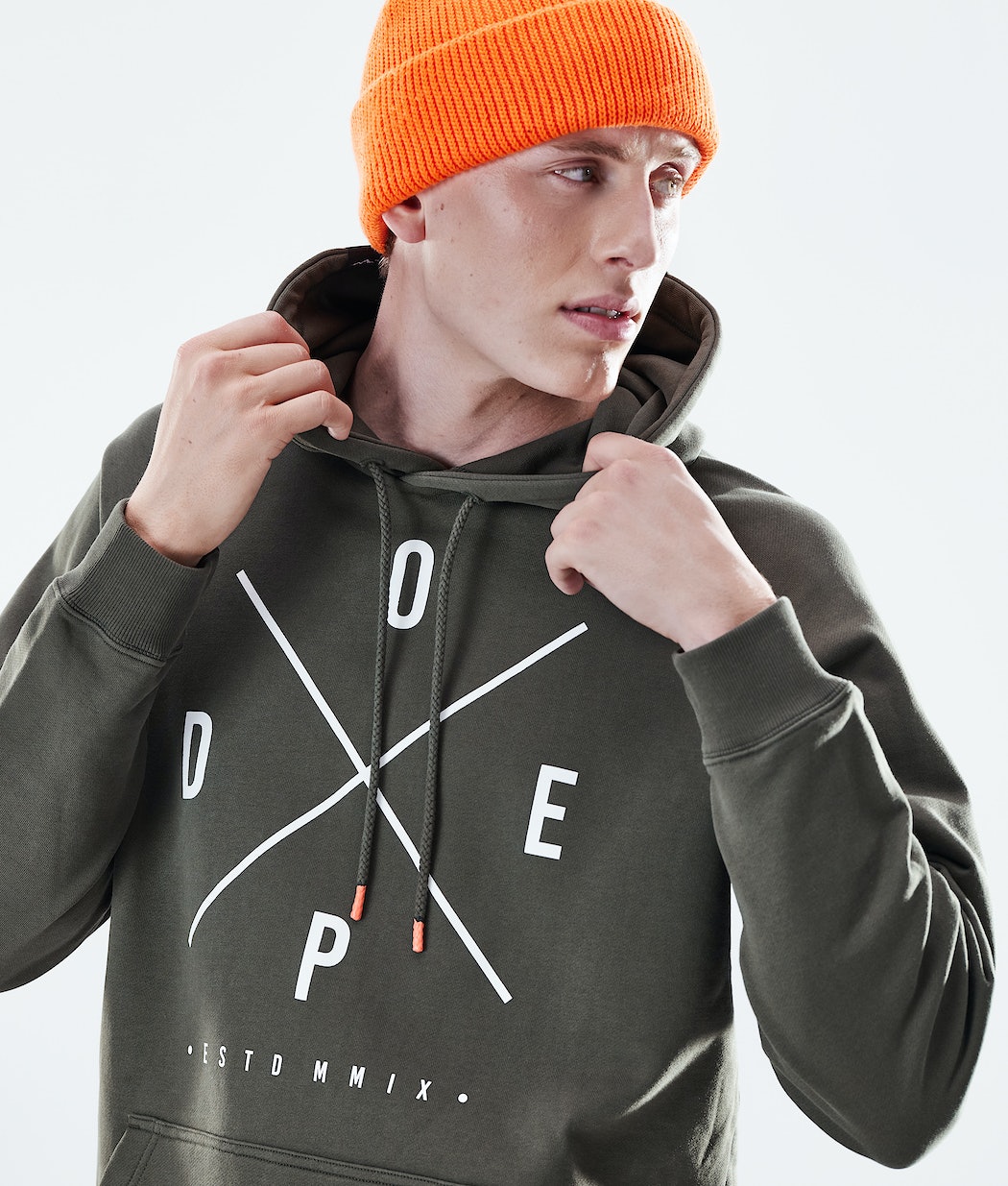 Sudadera Dope Daily 2X-UP Hombre Verde Oliva Verde | 506-MXLBYO